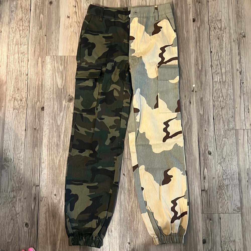 Off To Combat Camo 2 Sided Cargo Pants